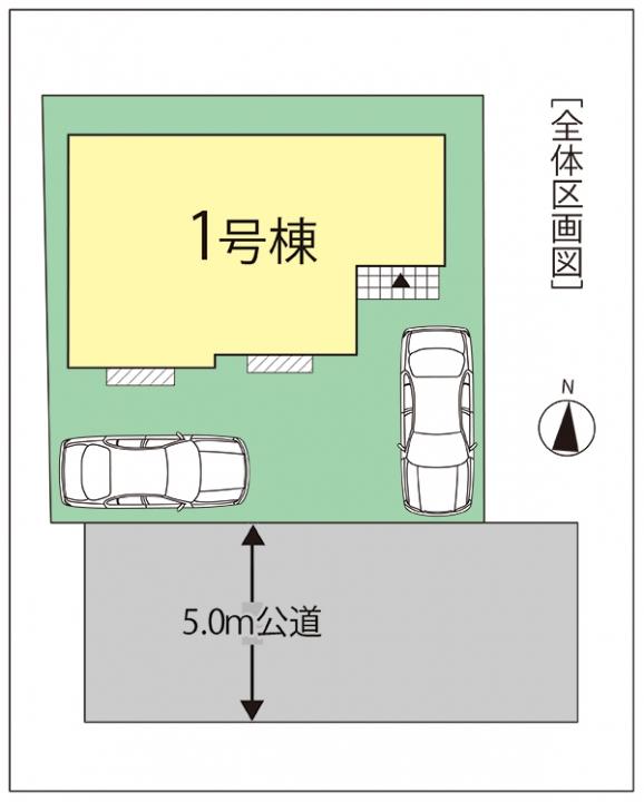 The entire compartment Figure. Tachikawa Shibasaki-cho 4-chome compartment view