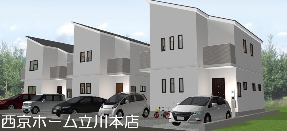 Building plan example (Perth ・ appearance). Rendering Perth