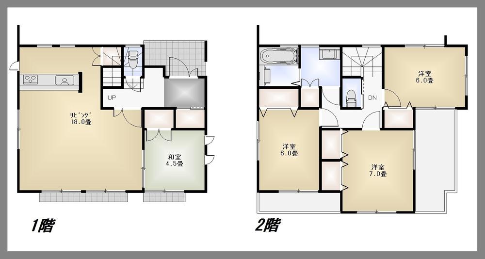 Floor plan. 43,800,000 yen, 4LDK, Land area 166.63 sq m , Building area 99.23 sq m