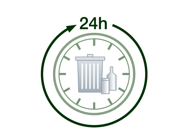 Other.  [24 hours garbage station] On-site waste station with ventilation equipment and deodorizing equipment, 24 hours is at any time garbage disposal possible.  ※ Operational rules ・ There is a limit. (Conceptual diagram)