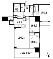 Floor: 3LDK + N + WIC + SIC, the occupied area: 74.47 sq m, Price: TBD