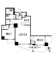 Floor: 2LDK + WIC + SIC, the occupied area: 64.81 sq m, Price: TBD