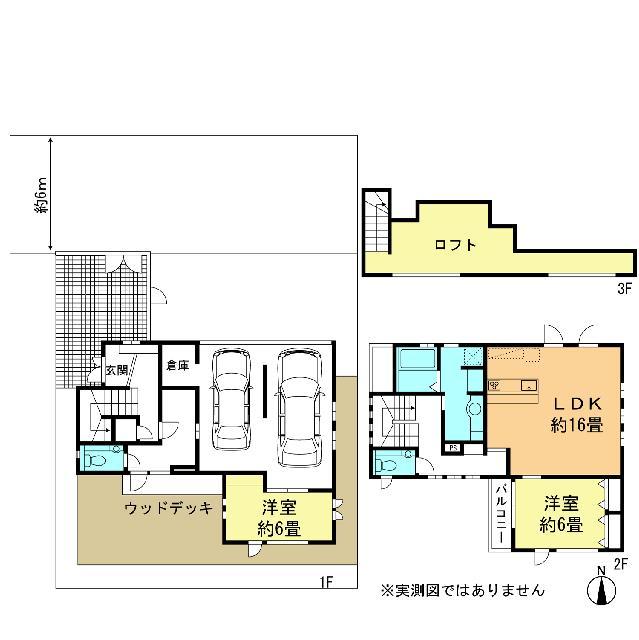 Floor plan. 48,800,000 yen, 2LDK, Land area 152.17 sq m , Building area 120.52 sq m