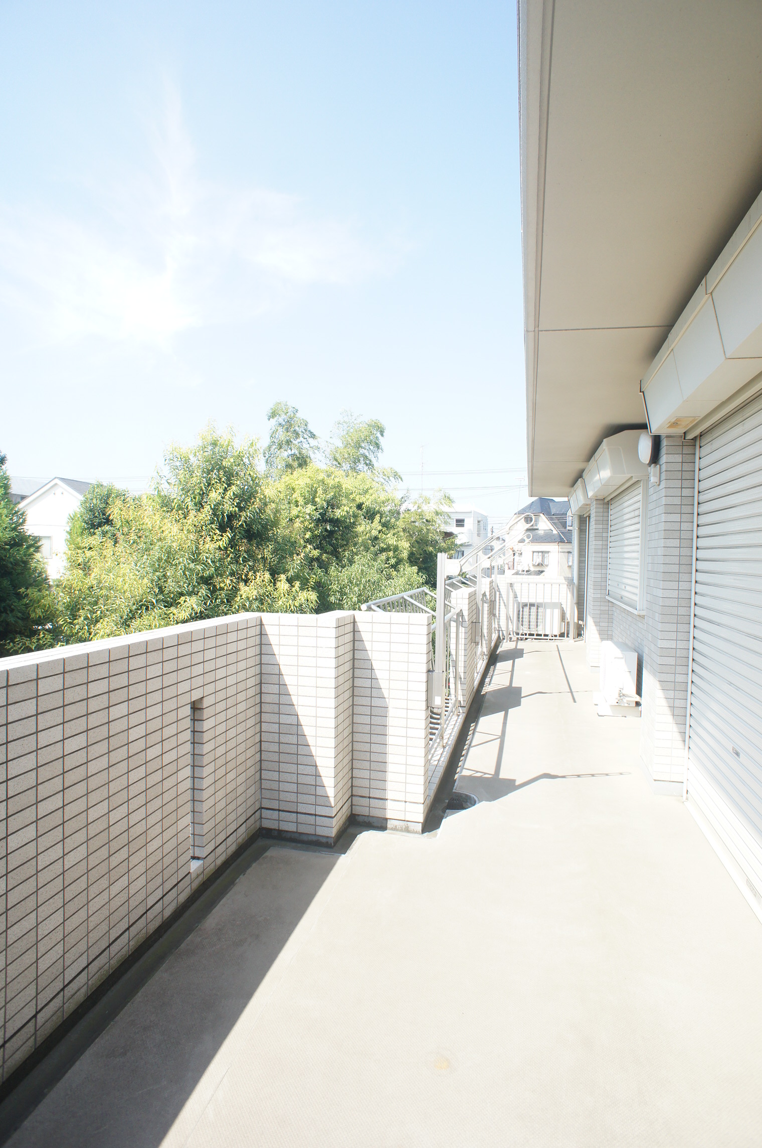 Balcony. There is a wide balcony to 2F.