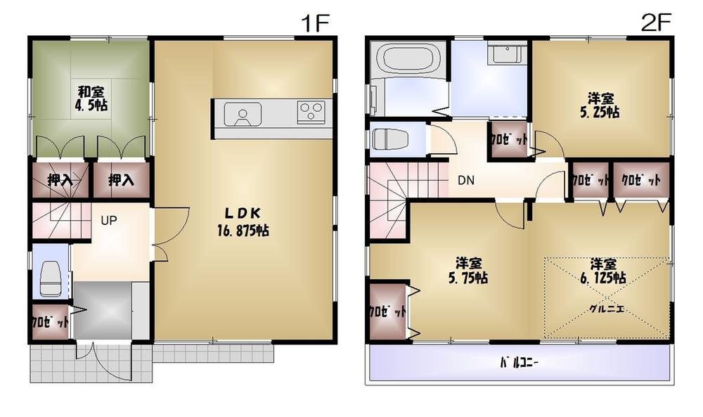 Floor plan. (8 Building), Price 35,800,000 yen, 3LDK, Land area 115.07 sq m , Building area 91.12 sq m