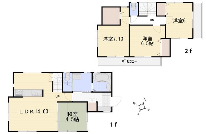 Compartment figure. Land price 25,200,000 yen, Land area 118.03 sq m