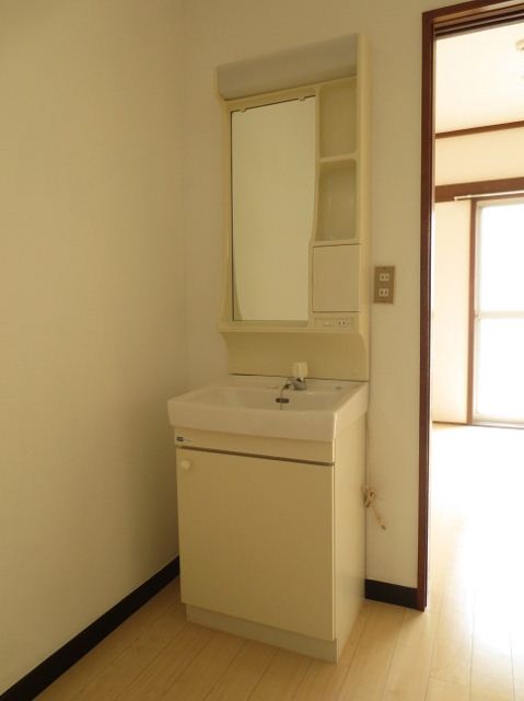 Washroom. It is convenient for toothpaste and washing the face so independent washbasin