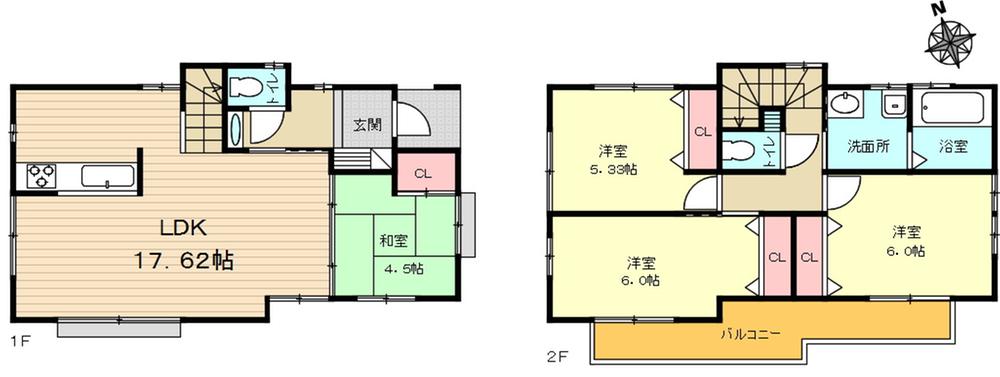 Other building plan example. Building plan example (No. 1 place) building price 11 million yen, Building area 115.02 sq m