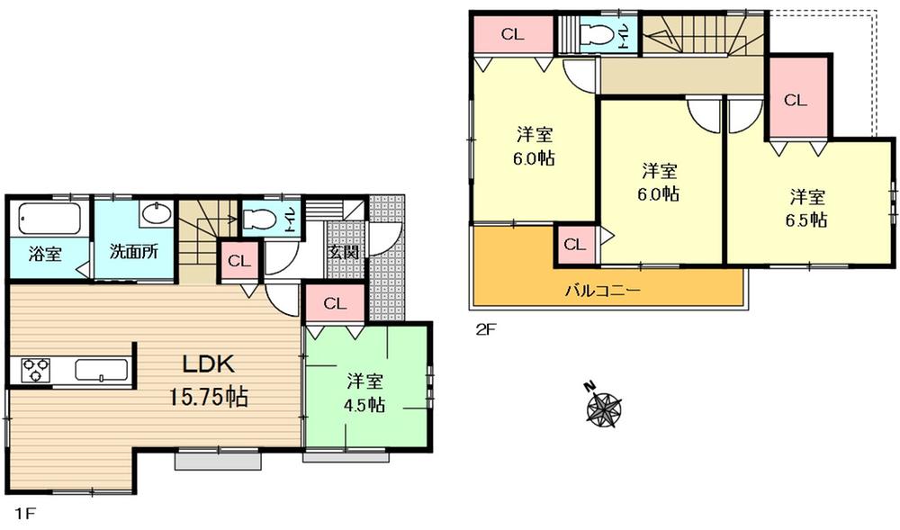 Other building plan example. Building plan example (No. 4 place) building price 11 million yen, Building area 120.07 sq m