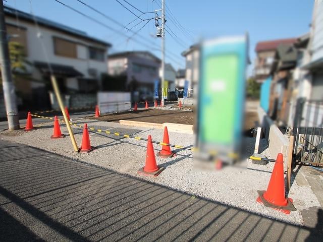 Local photos, including front road. Tachikawa Shibasaki-cho 4-chome appearance 2013 / 12 / 6 shooting