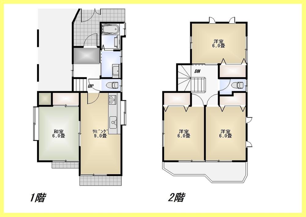 Floor plan. 27.5 million yen, 4LDK, Land area 99.31 sq m , Building area 81.4 sq m