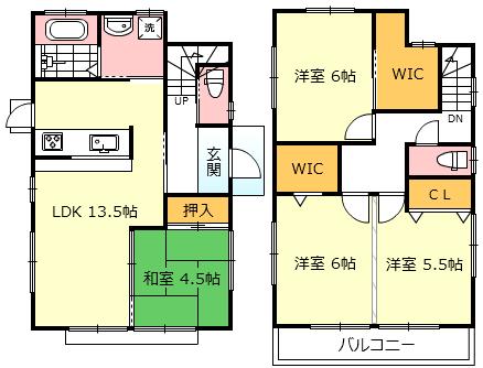 Other building plan example. Building plan example (No. 1 place) building price 12.1 million yen, Building area 90.90 sq m