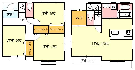 Other building plan example. Building plan example (No. 4 place) building price 12.1 million yen, Building area 90.90 sq m