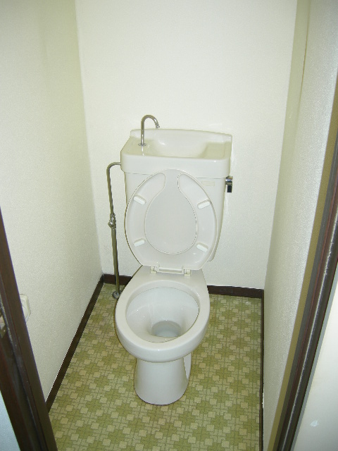 Toilet. Separated toilet