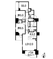 Floor: 2LDK + S + WIC + SIC, the occupied area: 73.82 sq m, Price: 83,680,000 yen, now on sale