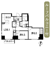 Floor: 2LDK, occupied area: 56.72 sq m, Price: 51,980,000 yen, now on sale
