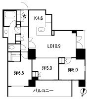 Floor: 3LDK + WIC + TR, the occupied area: 71.22 sq m, Price: 55,380,000 yen, now on sale