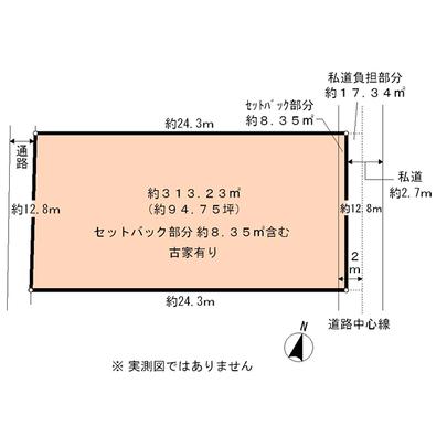 Compartment figure. Taito-ku, Tokyo Ikenohata 3-chome