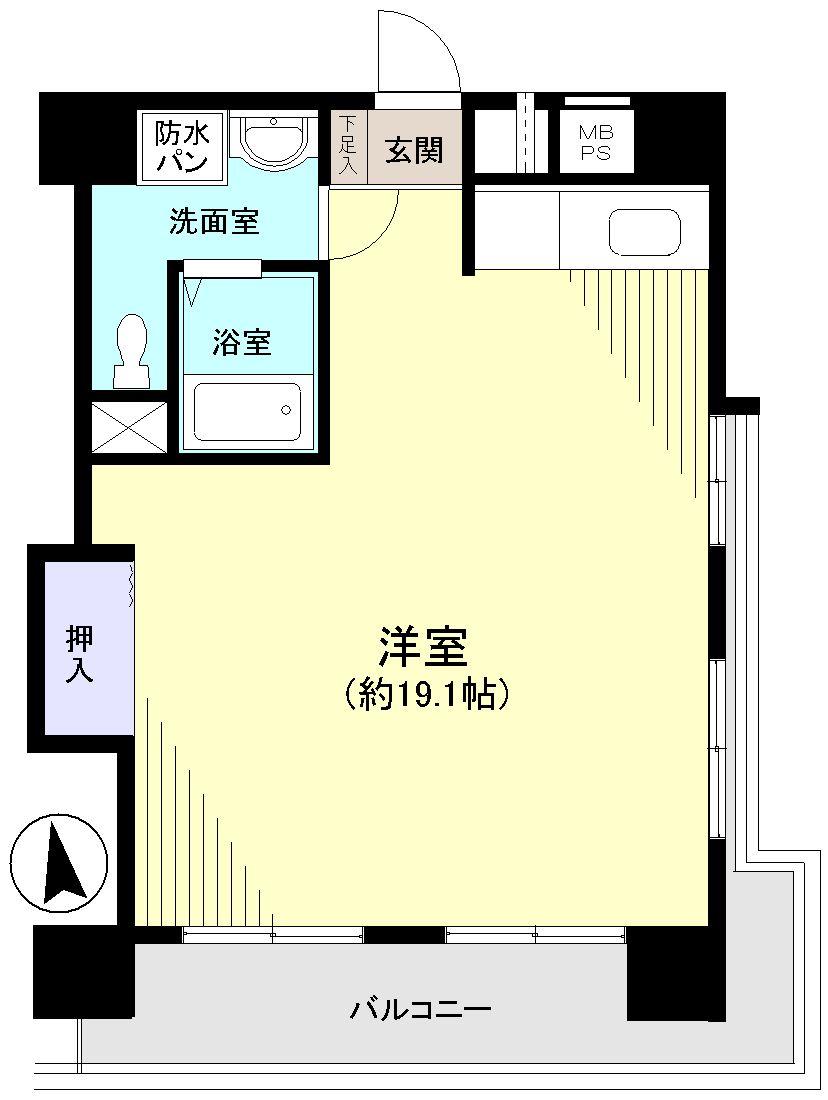 Floor plan. Price 9.8 million yen, Occupied area 45.92 sq m , Balcony area 10.89 sq m