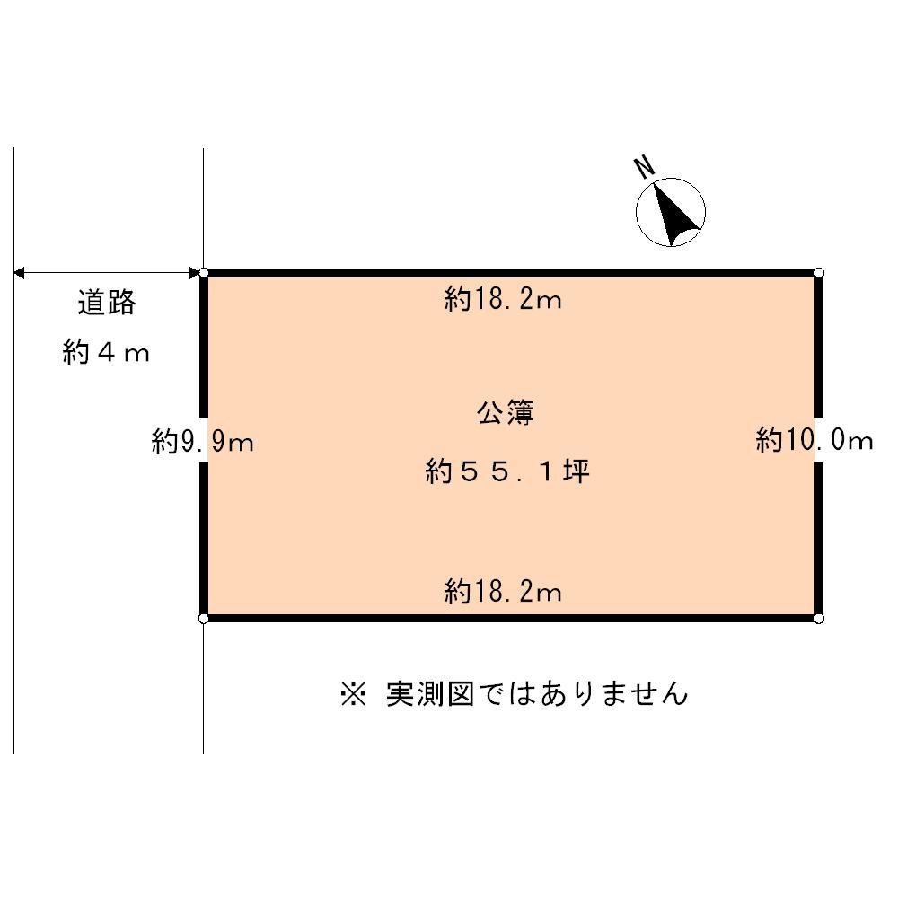 Compartment figure. Land price 115 million yen, Land area 182.35 sq m