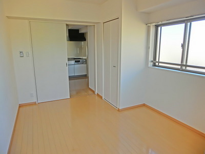 Living and room. 1DK dwelling unit of flooring