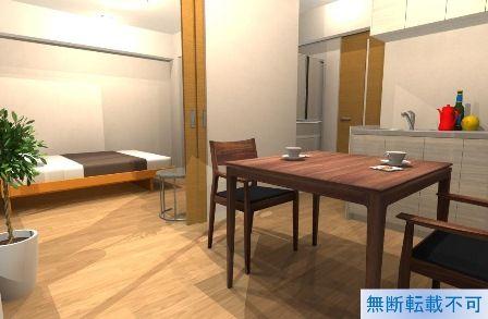 Living. ~ It is in a new interior renovation. Scheduled for completion January 22, 2014 ~ Your preview is possible at any time.  Corner room, View is also good in the two-sided lighting. By room scene situation on the opposite side of the Showadori, There is the case that specifications may be changed.