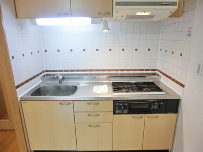 Kitchen. Gas stove 3-neck equipped