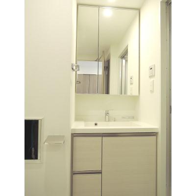 Other. Easy-to-use to make and wash basin has a large mirror. 