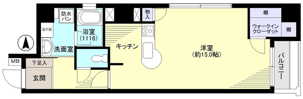 Floor plan. Price 24,800,000 yen, Occupied area 41.94 sq m , Balcony area 2.76 sq m