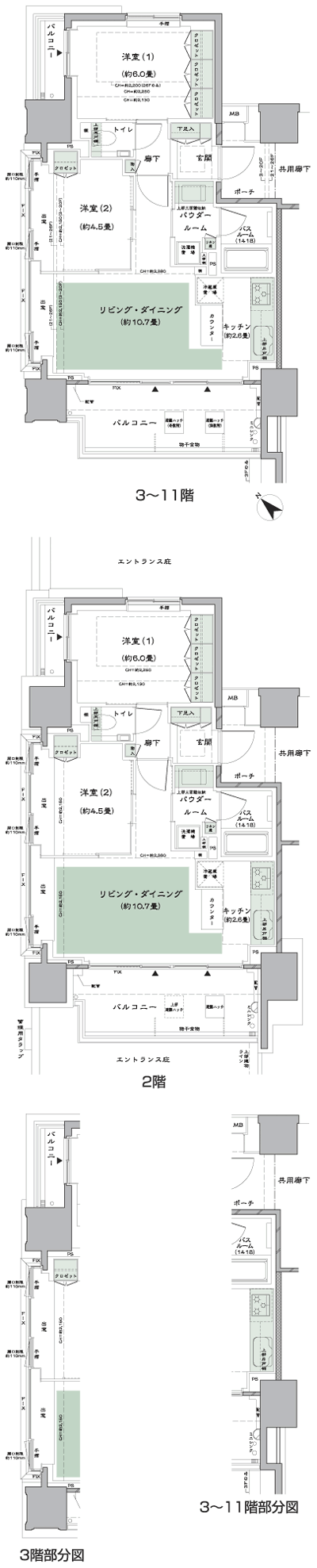 Floor: 2LD ・ K, the occupied area: 54.45 sq m, Price: TBD