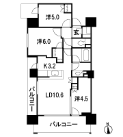 Floor: 3LD ・ K + WIC (walk-in closet) + SIC (shoes closet), the occupied area: 65.15 sq m, Price: TBD