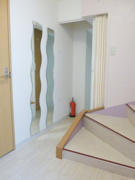 Other common areas. Fashionable full-length mirror in the hallway ◇