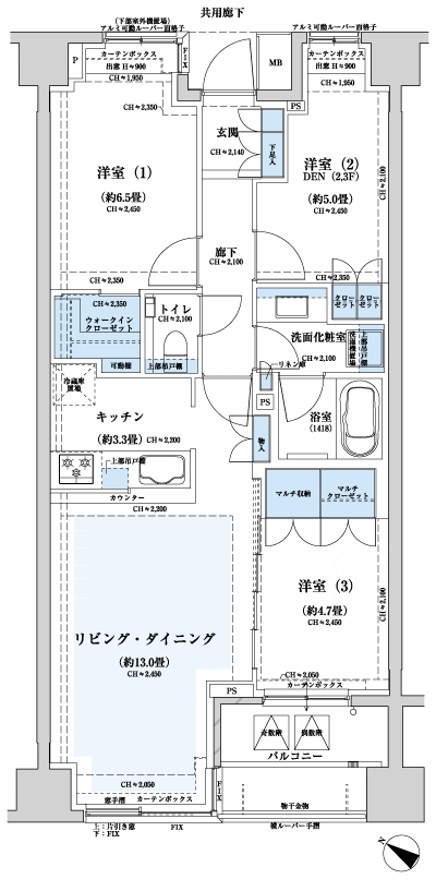 Floor: 3LDK + WIC + MC + MS, the occupied area: 72.24 sq m, Price: TBD