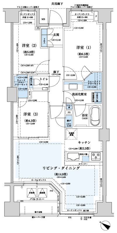 Floor: 3LDK + WIC + WTC + N, the occupied area: 72.42 sq m, Price: TBD
