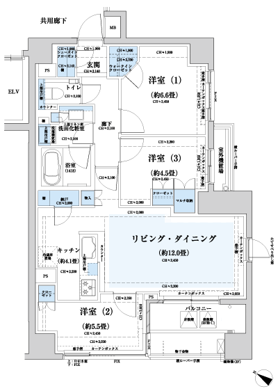 Floor: 3LDK + WIC + SIC + MS + N, the occupied area: 75.53 sq m, Price: TBD