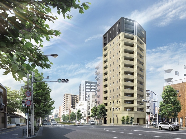 Building structure. <Verena Tokyo Iriya III> appearance (Rendering)