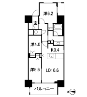 Floor: 3LDK + WIC, the area occupied: 70.1 sq m, Price: 45,850,000 yen ~ 51,301,000 yen, now on sale