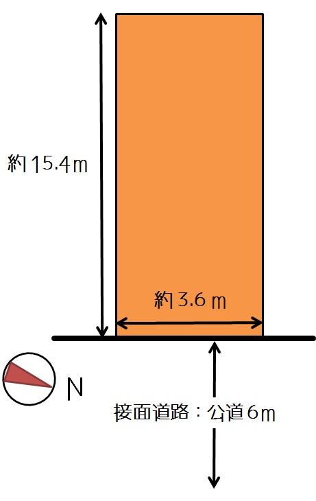 Compartment figure. Land price 18,800,000 yen, Land area 56.19 sq m