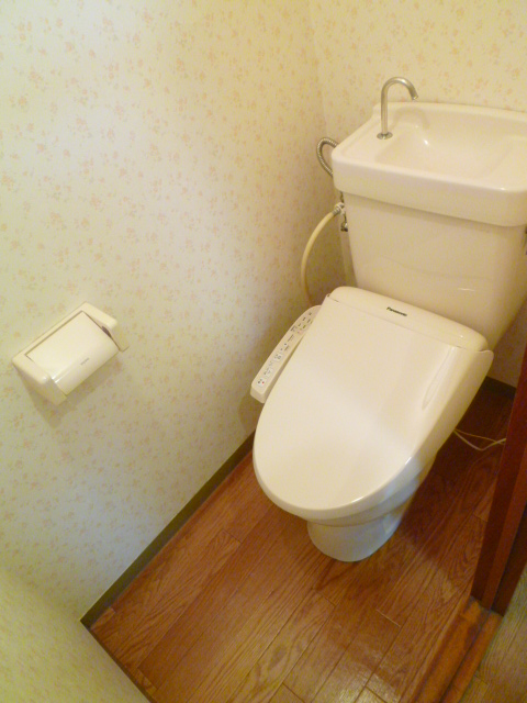 Toilet. Toilet is with a new of Washlet