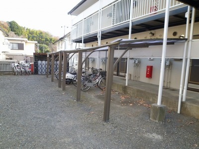 Other common areas. Covered parking lot