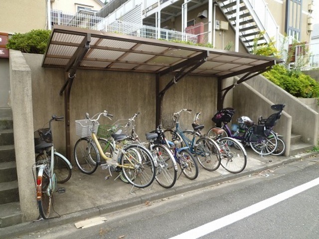 Building appearance. Bicycle-parking space