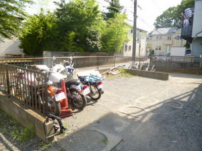 Other common areas. Bicycle parking is here on site