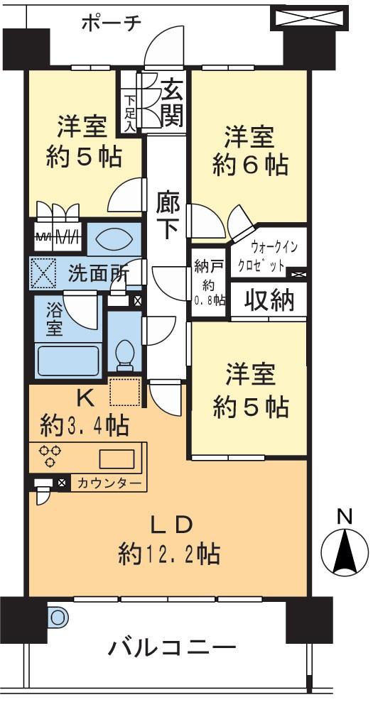 Floor plan. 2 along the line more accessible 						 / 							Fiscal year Available 						 / 							Facing south 						 / 							System kitchen 						 / 							Bathroom Dryer 						 / 							Yang per good 						 / 							All room storage 						 / 							LDK15 tatami mats or more 						 / 							Mist sauna 						 / 							Face-to-face kitchen 						 / 							South balcony 						 / 							Bicycle-parking space 						 / 							Elevator 						 / 							Otobasu 						 / 							All living room flooring 						 / 							Walk-in closet 						 / 							Storeroom 						 / 							Pets Negotiable 						 / 							In a large town 						 / 							Floor heating