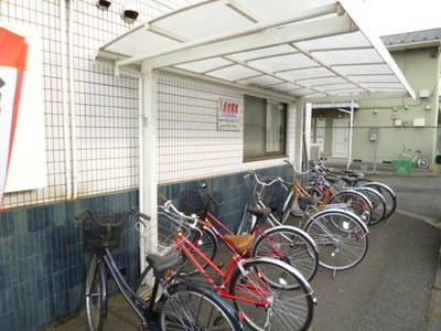 Other common areas. bicycle parking space