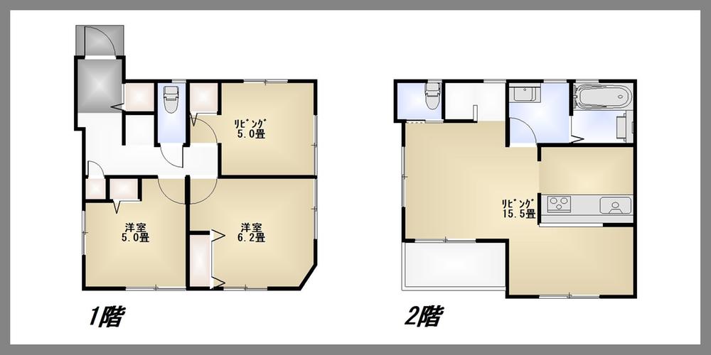 Floor plan. 34,800,000 yen, 3LDK, Land area 104.47 sq m , Building area 77.17 sq m