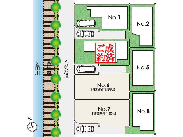 The entire compartment Figure. Tama ShiKiyoshikeoka 1-chome No. 6 areas Compartment Figure