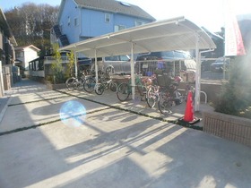 Other common areas. Bicycle shelter