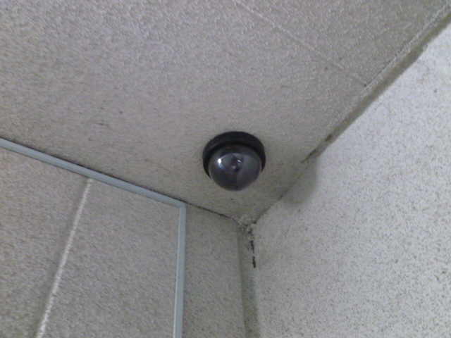 Security. It is safe to have security cameras are installed everywhere in the common areas