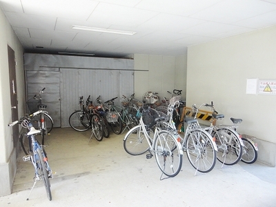 Other common areas. It is a bicycle parking space