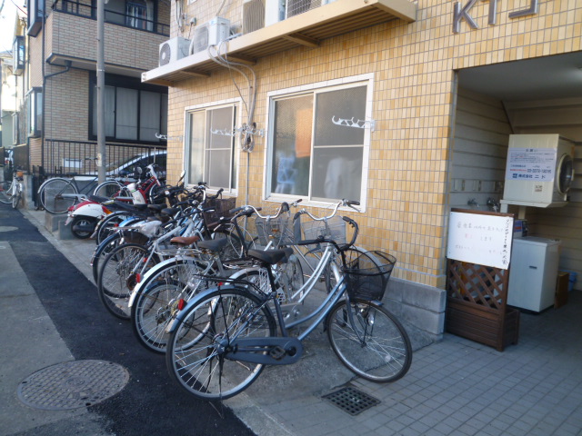 Other common areas. It is a bicycle parking space